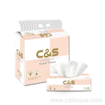 Biodegradable Soft Pack Facial Tissue